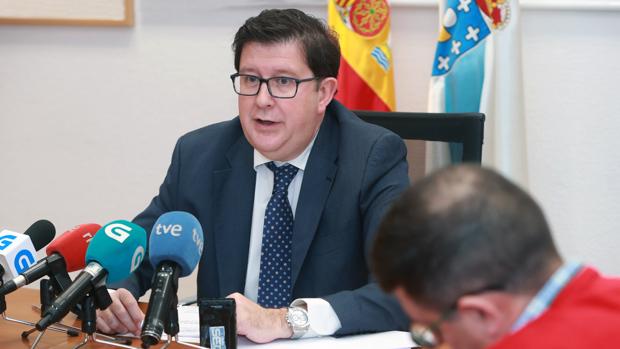 El director xeral de Función Pública, José María Barreiro, en rueda de prensa
